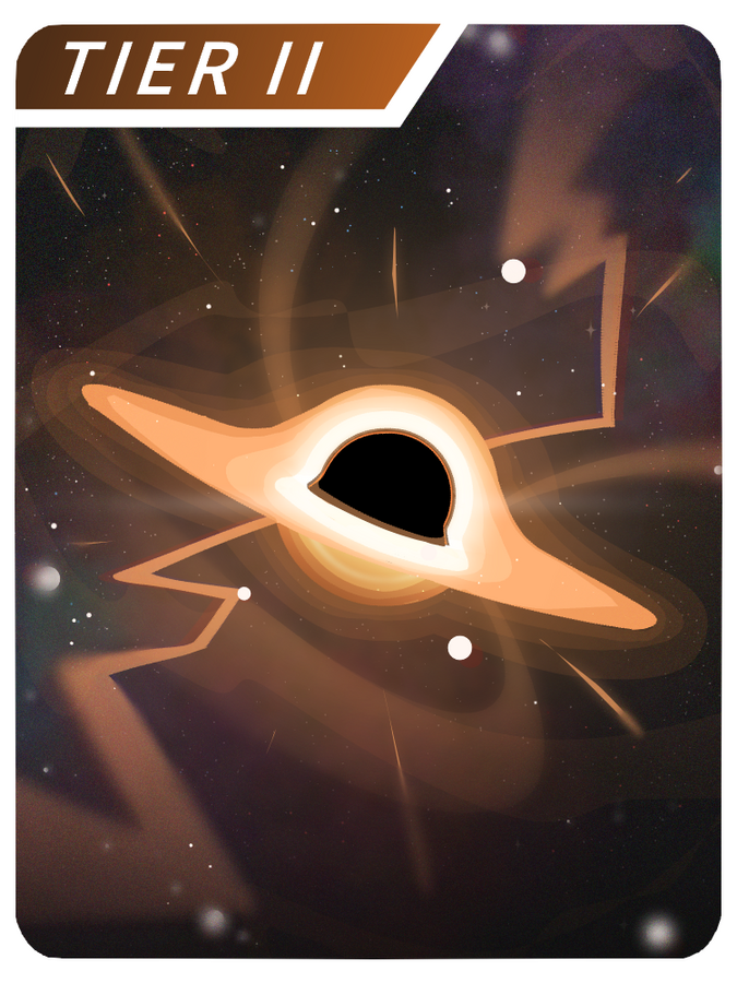 "Hawking Radiation" card EUT